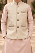 Blush Pink & Ivory 3-Piece Waistcoat Suit for Teenagers